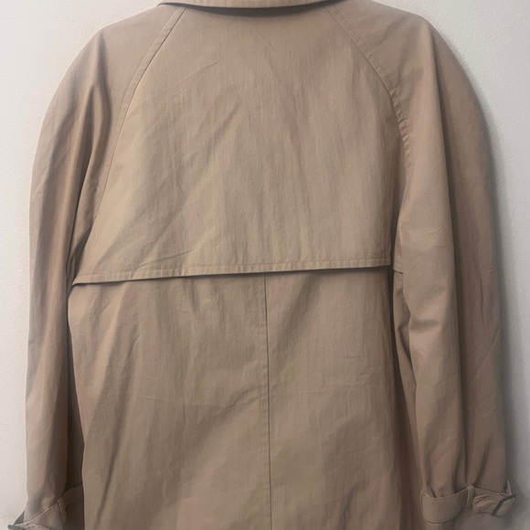 Tasso Elba Tan Double-Breasted Trench Coat - Picture 16 of 16